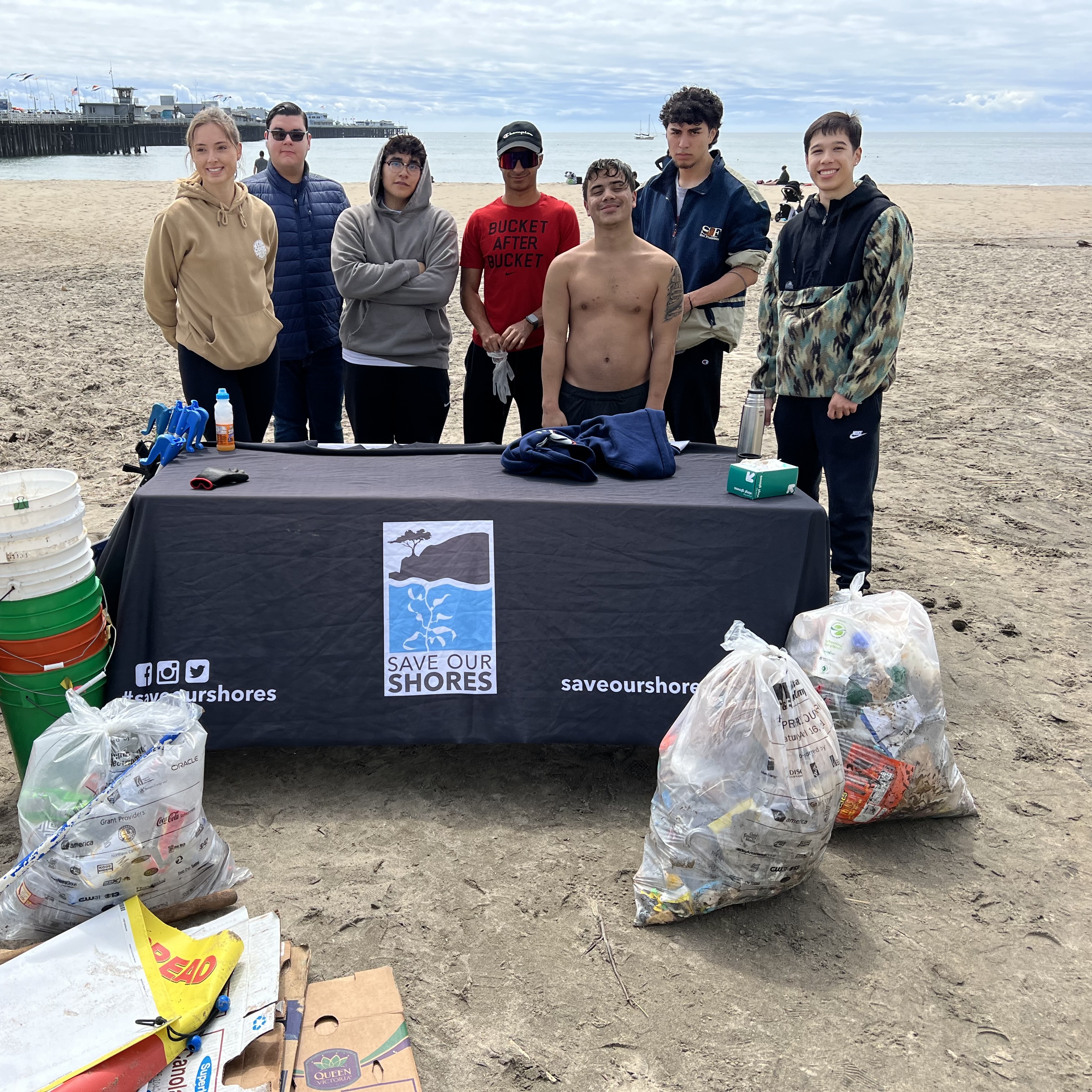 Beach Cleanup @ Cowell & Main Beach - logo